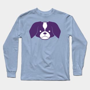 Pekingese (purple) Long Sleeve T-Shirt